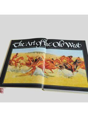The Art Of The Old West Hardcover Book By Promontory Press 1981 11"x8.5" Classic